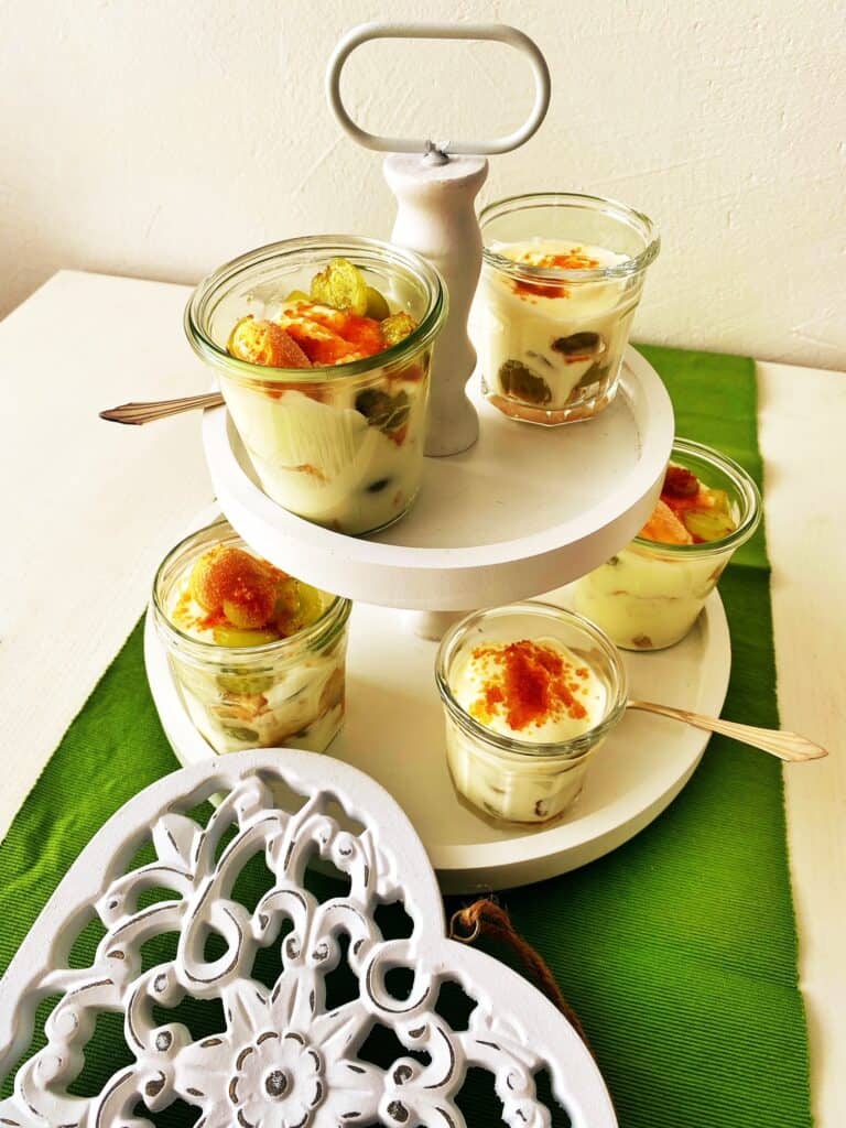 Schichtdessert mit Trauben - inthekitchenwithsina.de