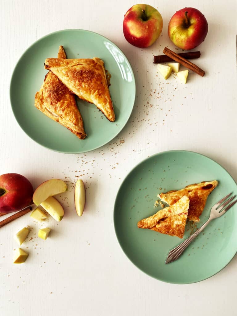 Einfache Apfeltaschen