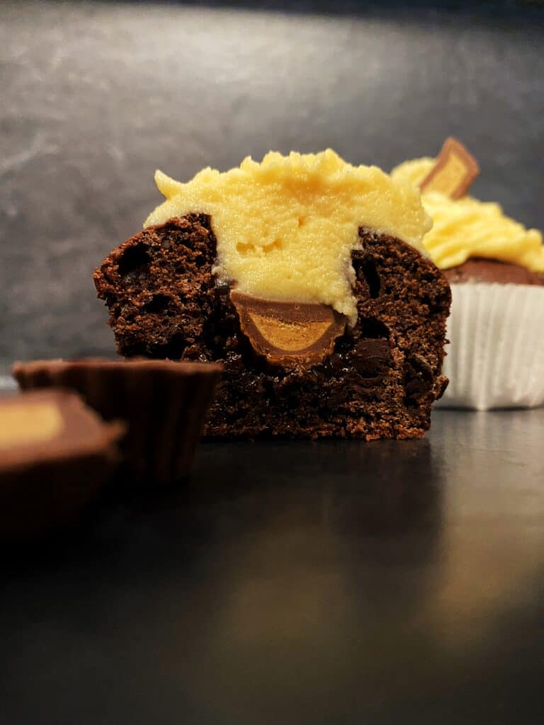 Schoko Karamell Cupcake