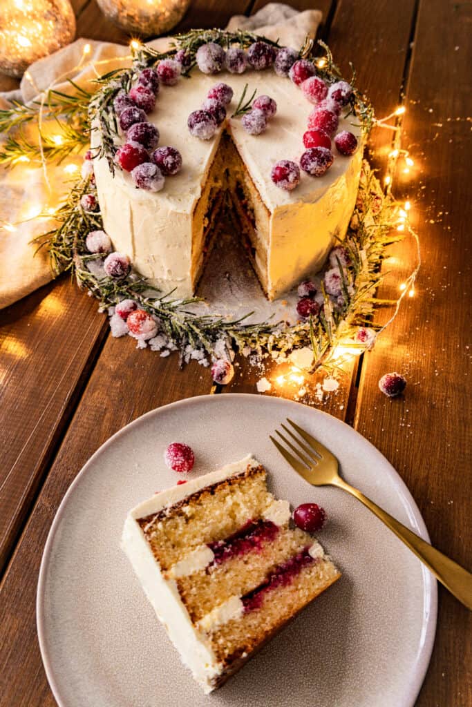 Cranberrytorte