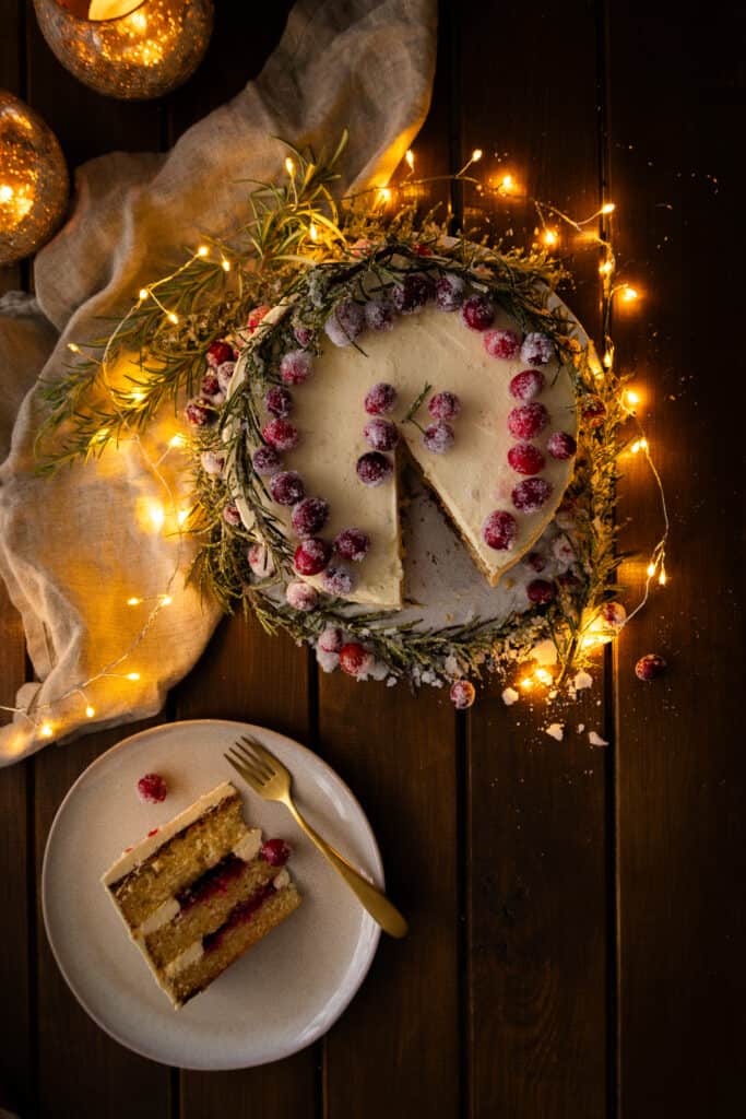 Cranberrytorte