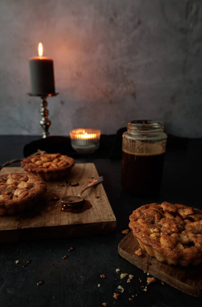 Apfel-Karamell-Tartelettes