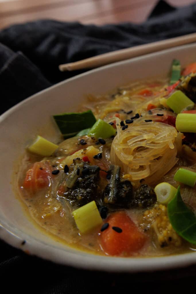 Currysuppe mit Gemüse