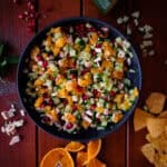 Feta-Gurke-Orangen-Granatapfel-Salat