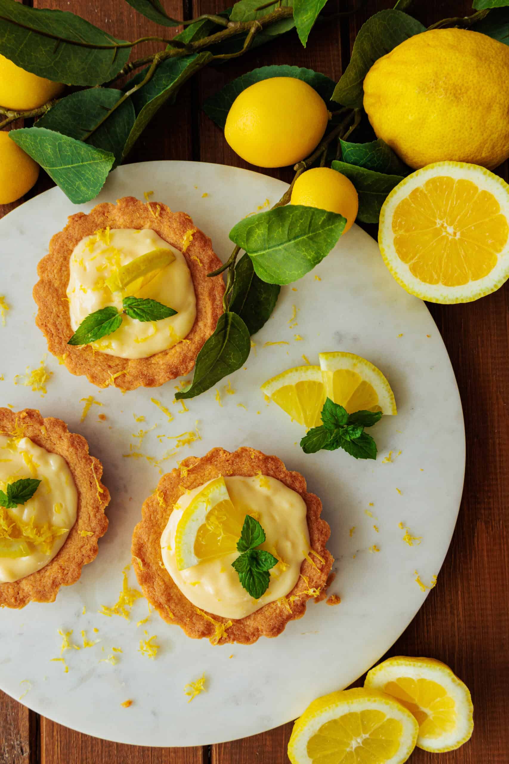 Zitronen Tartelettes