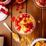 Johannisbeeren-Zitronen-Dessert im Glas