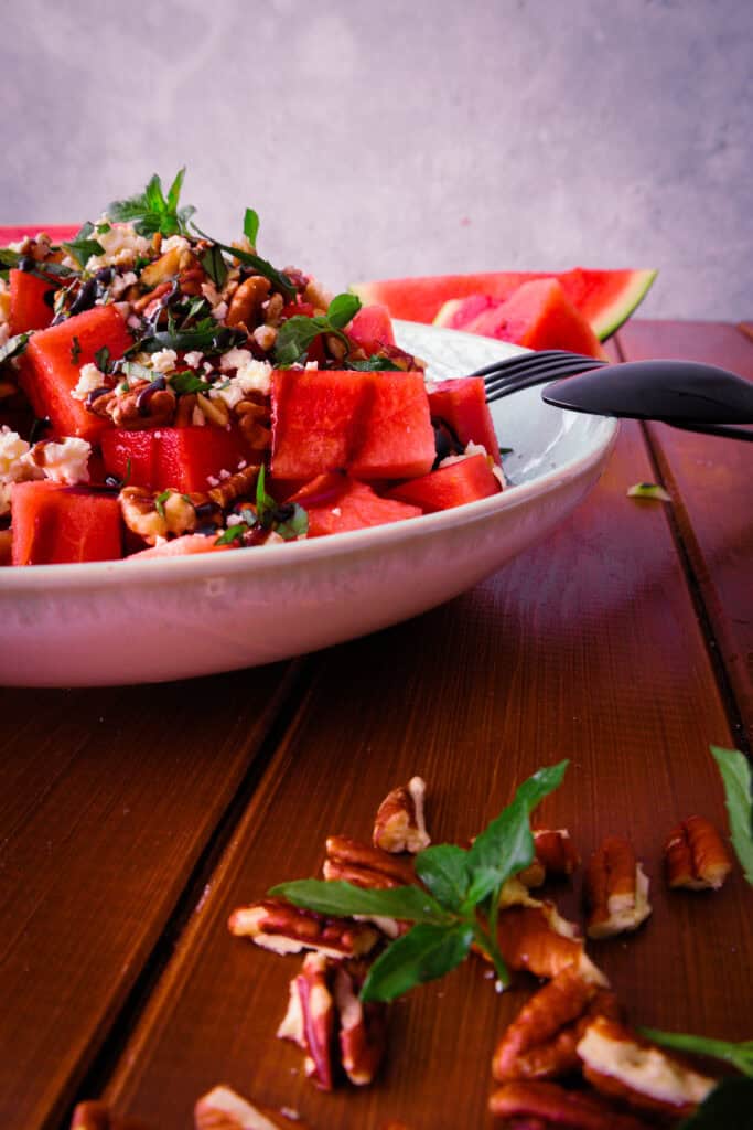 Wassermelone-Feta-Salat