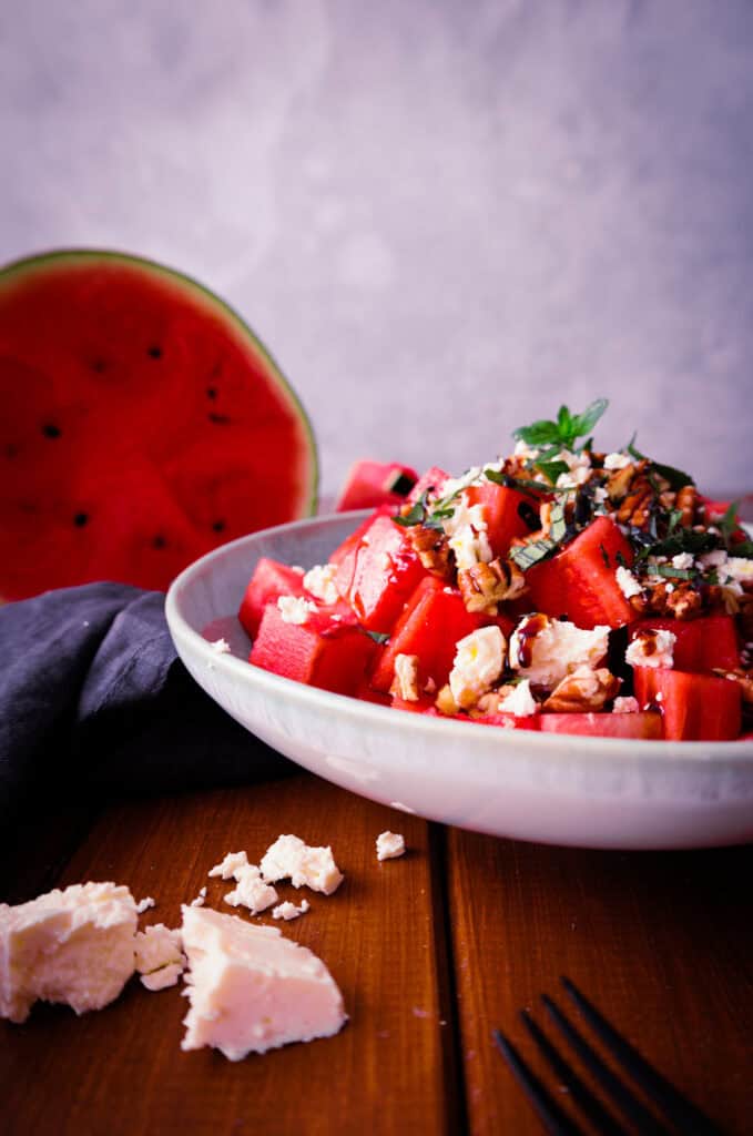 Wassermelone-Feta-Salat