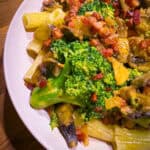 Cremige Pasta mit Brokkoli, Speck & Pilzen