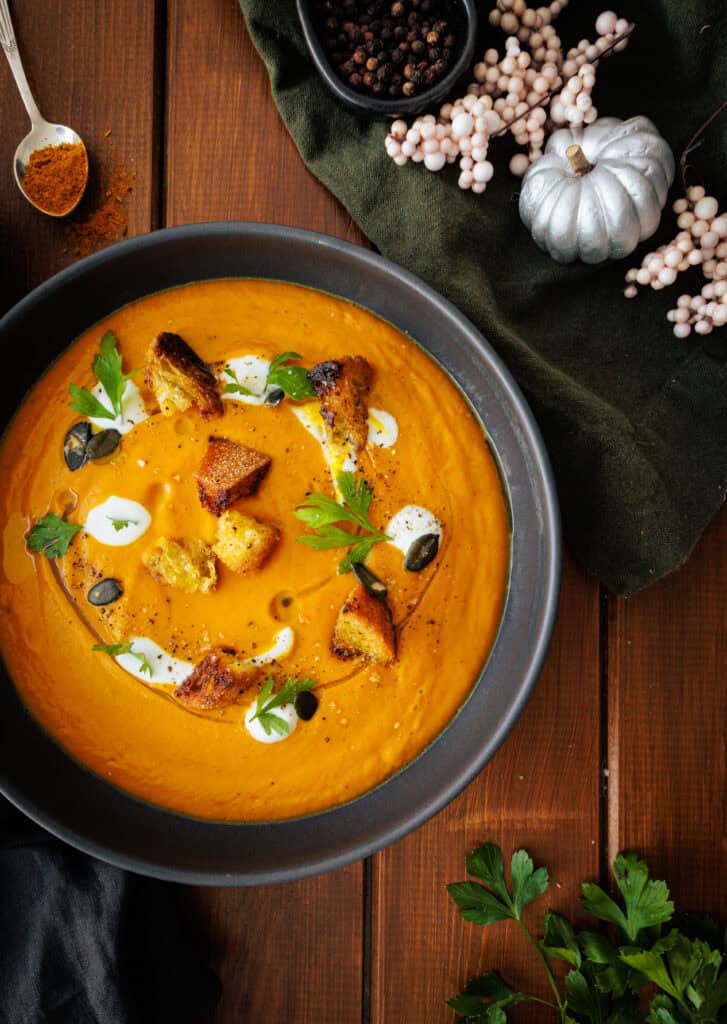 Kürbiscremesuppe