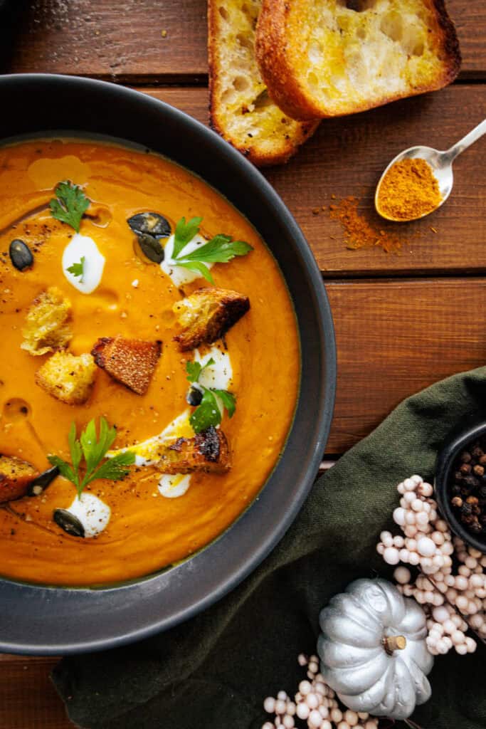 Kürbiscremesuppe