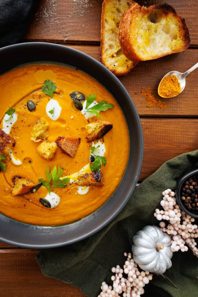 Kürbiscremesuppe