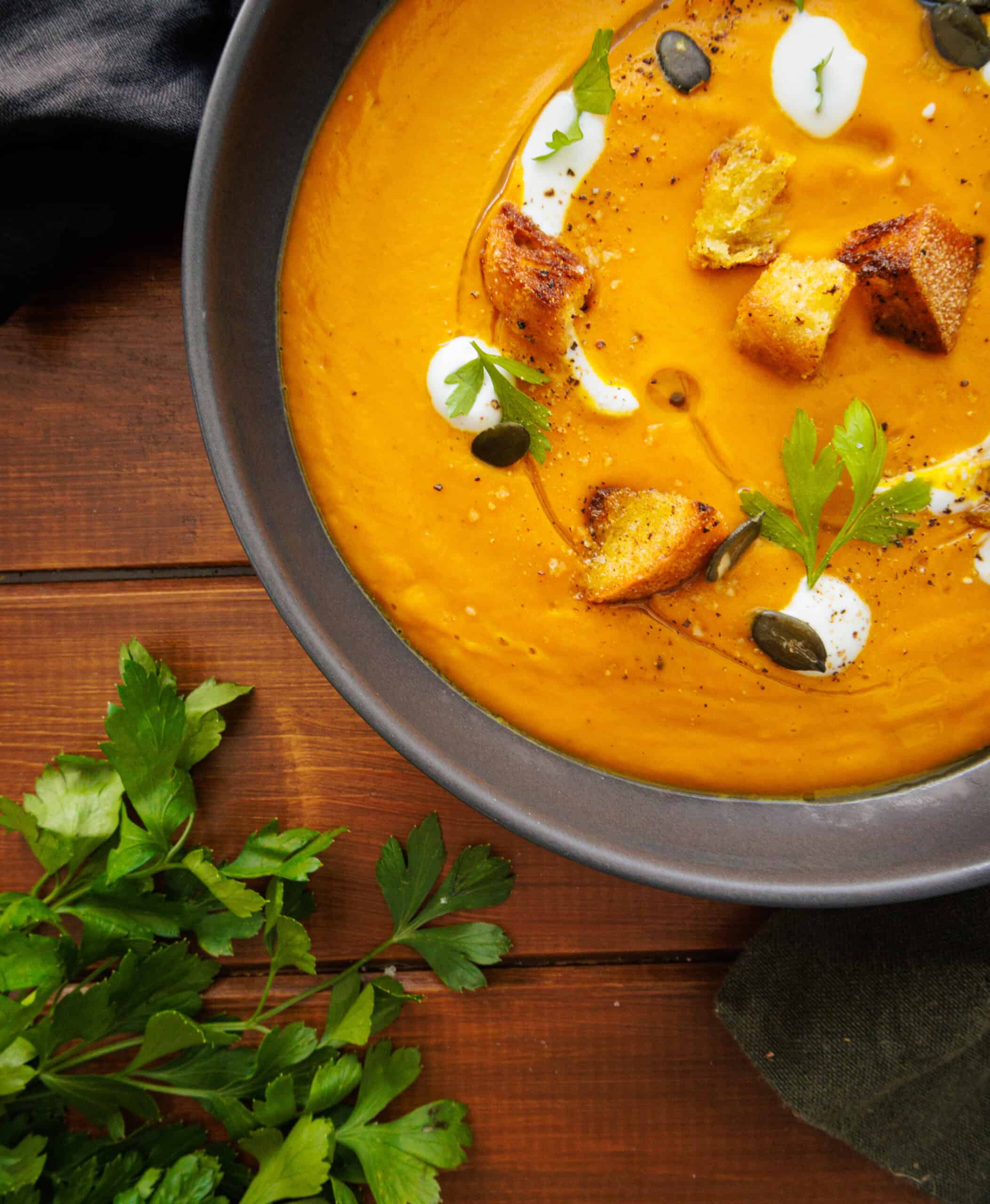 Kürbiscremesuppe