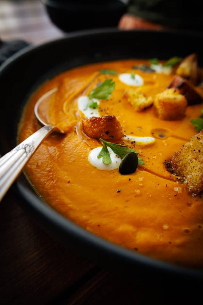 Kürbiscremesuppe