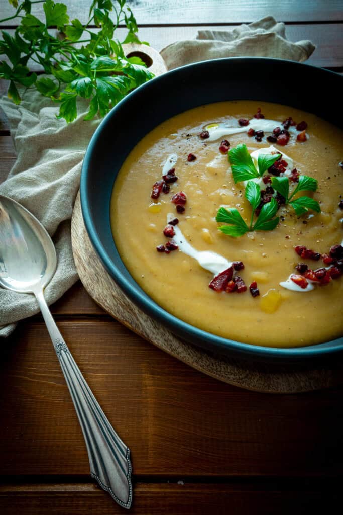 Cremige Kartoffel-Lauch-Suppe