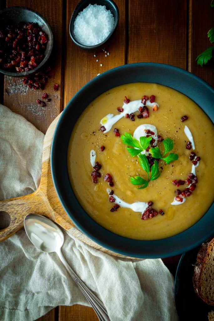 Cremige Kartoffel-Lauch-Suppe