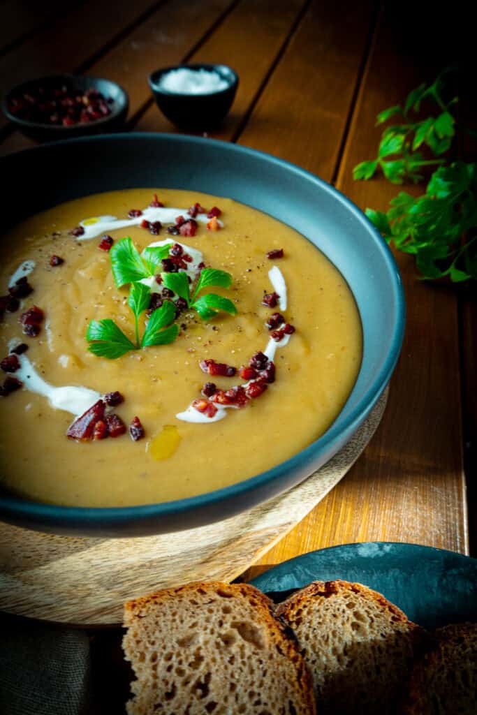 Cremige Kartoffel-Lauch-Suppe