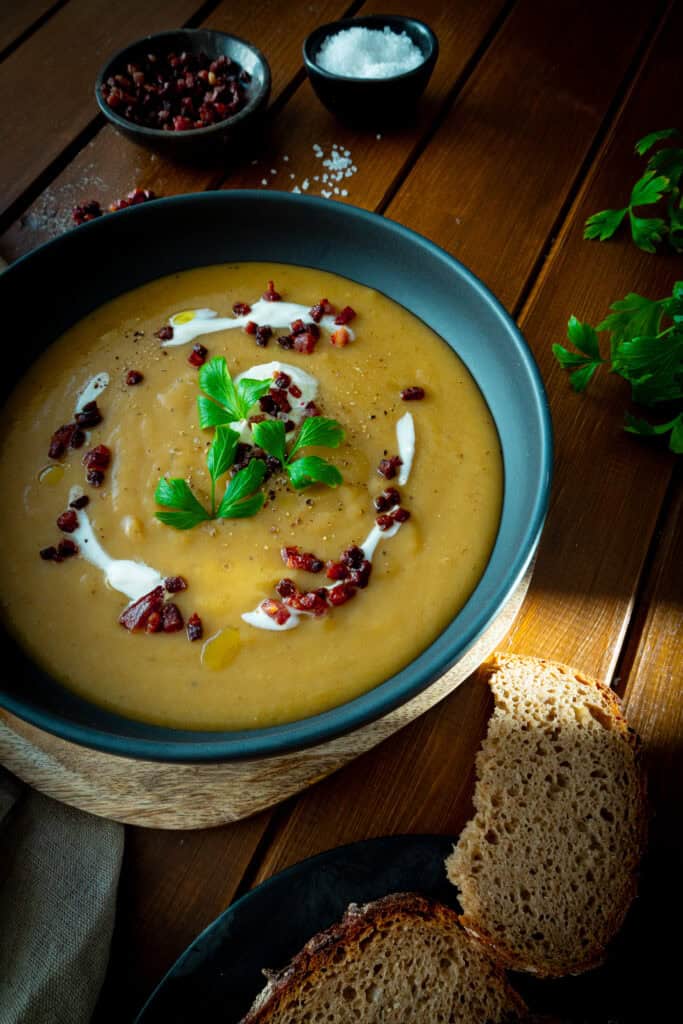 Cremige Kartoffel-Lauch-Suppe