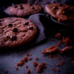 American Double Chocolate Cookies