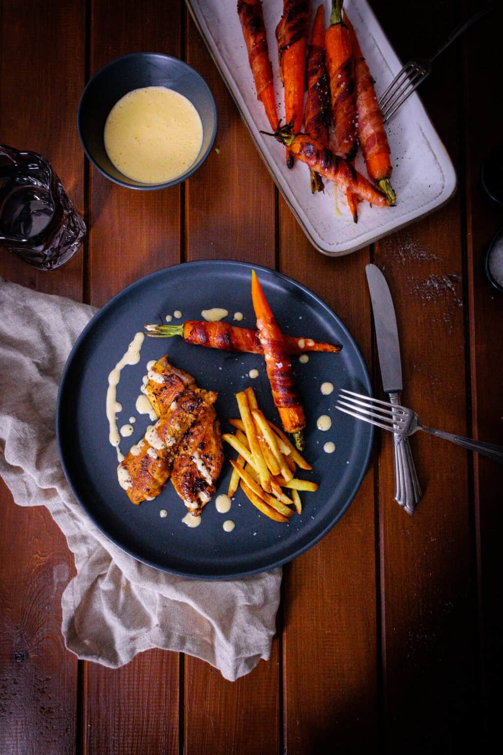 Karotten im Baconmantel - inthekitchenwithsina.de