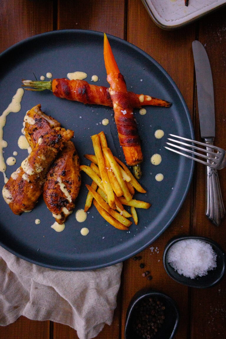 Karotten im Baconmantel - inthekitchenwithsina.de