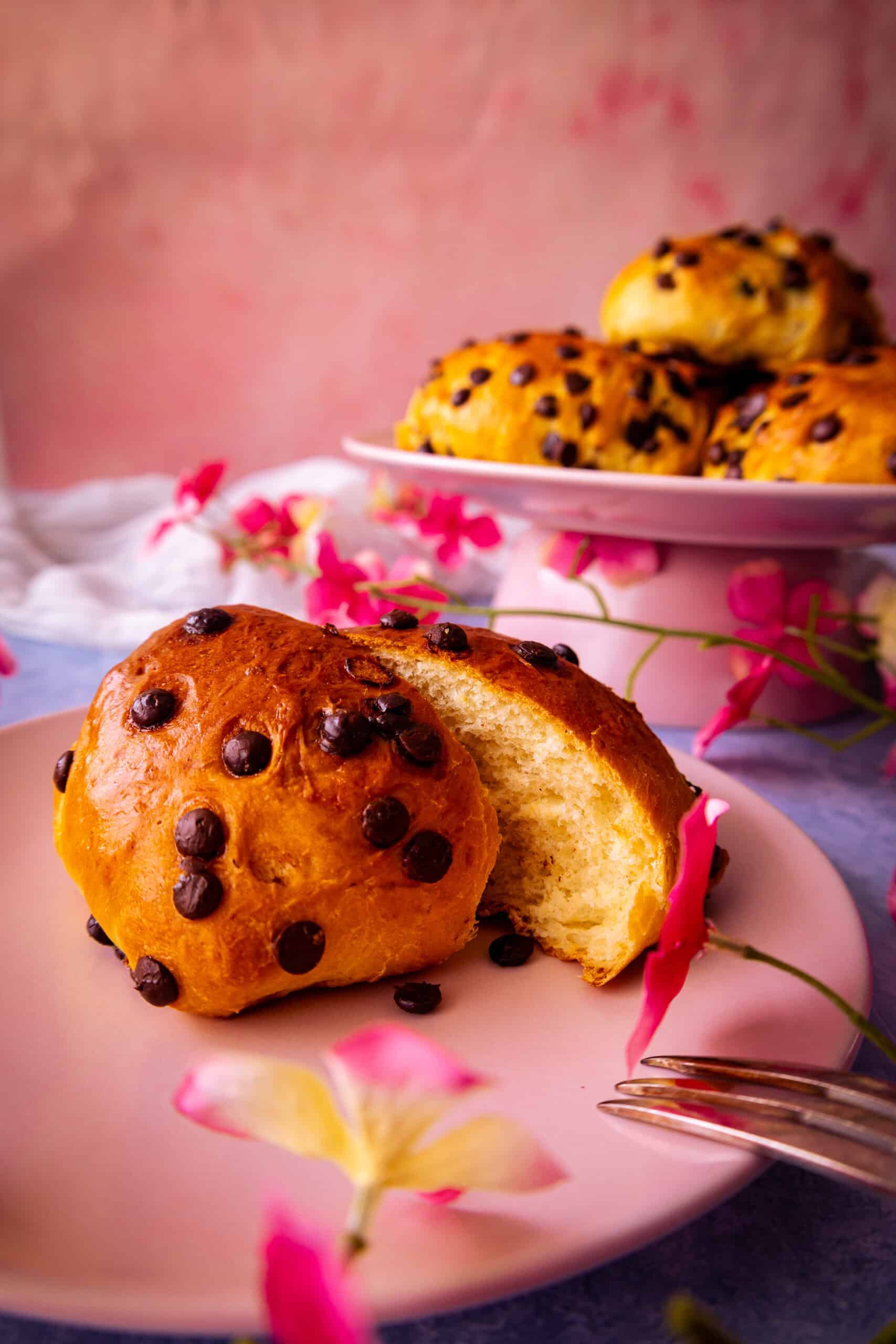 Fluffige Schokobrötchen