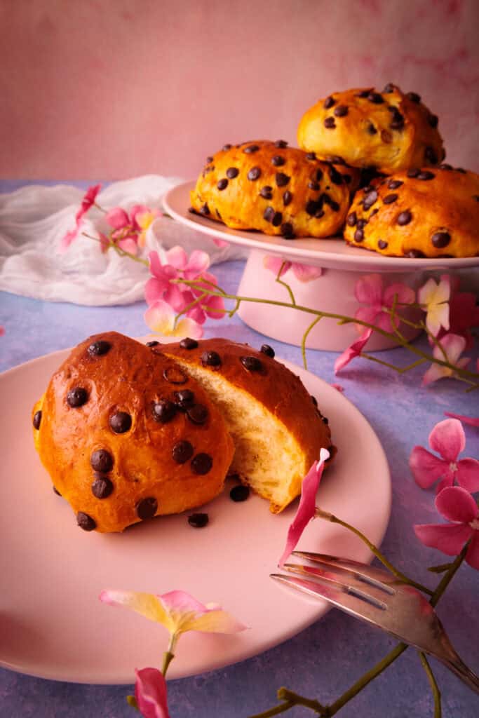 Fluffige Schokobrötchen