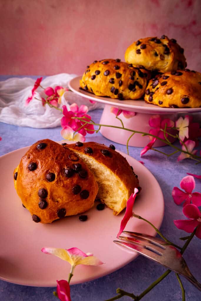Fluffige Schokobrötchen