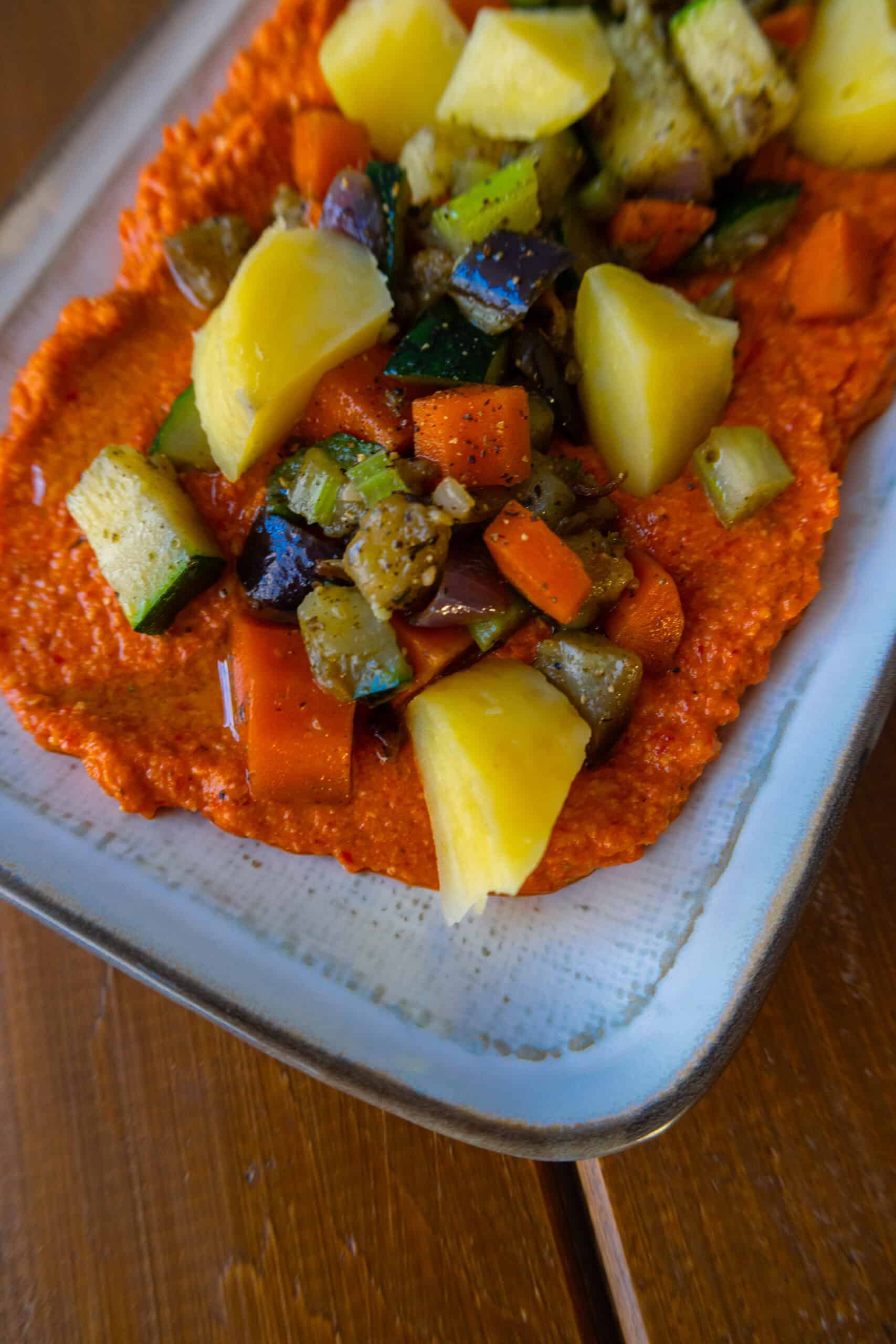 Mehr über den Artikel erfahren Romesco-Sauce mit Grillgemüse