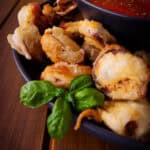 Frittierte Aubergine