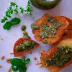Veganes Basilikumpesto