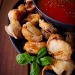 Frittierte Aubergine