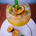 alkoholfreier Mojito mit Maracuja