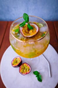 Alkoholfreier Mojito mit Maracuja – Sommerdrink Rezept