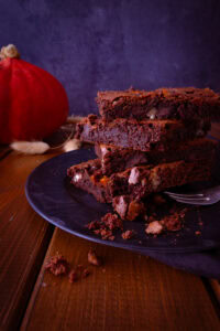 Brownies mit Kürbispüree und Pekannüssen – Herbst Edition