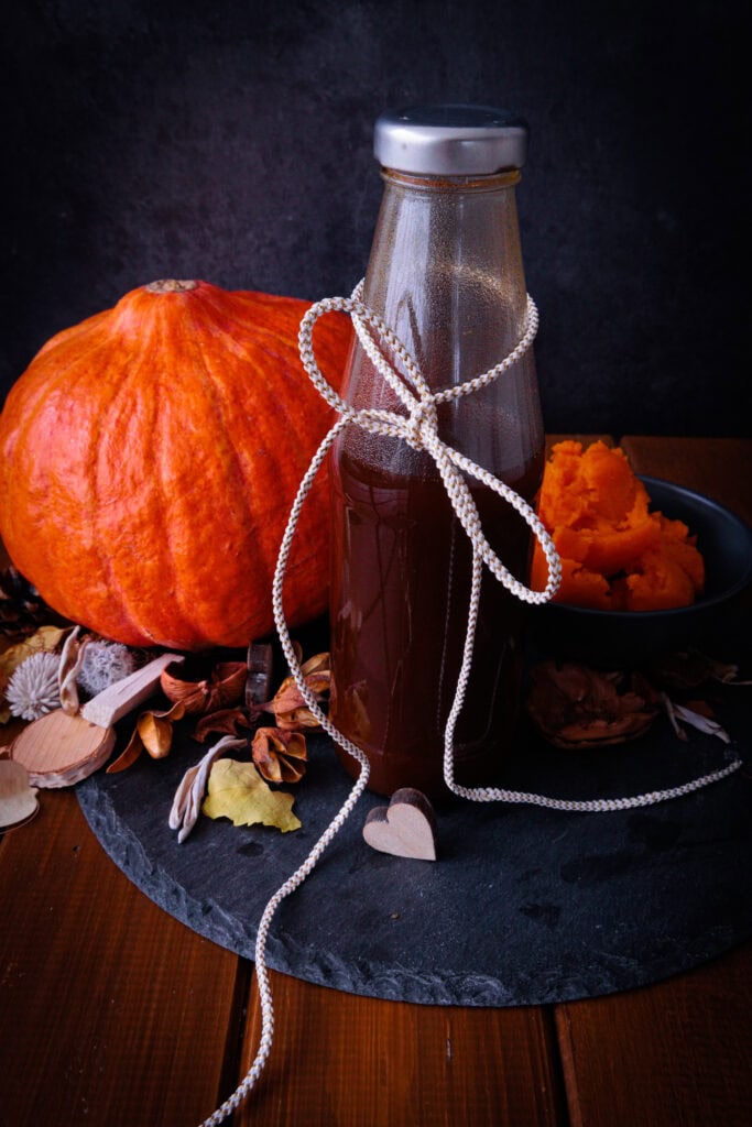 Pumpkin Spice Sirup in Glasflasche