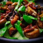 Feldsalat mit warmem Kartoffeldressing