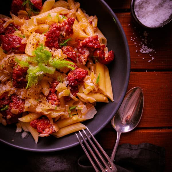 Pasta mit Fenchel und Salsiccia