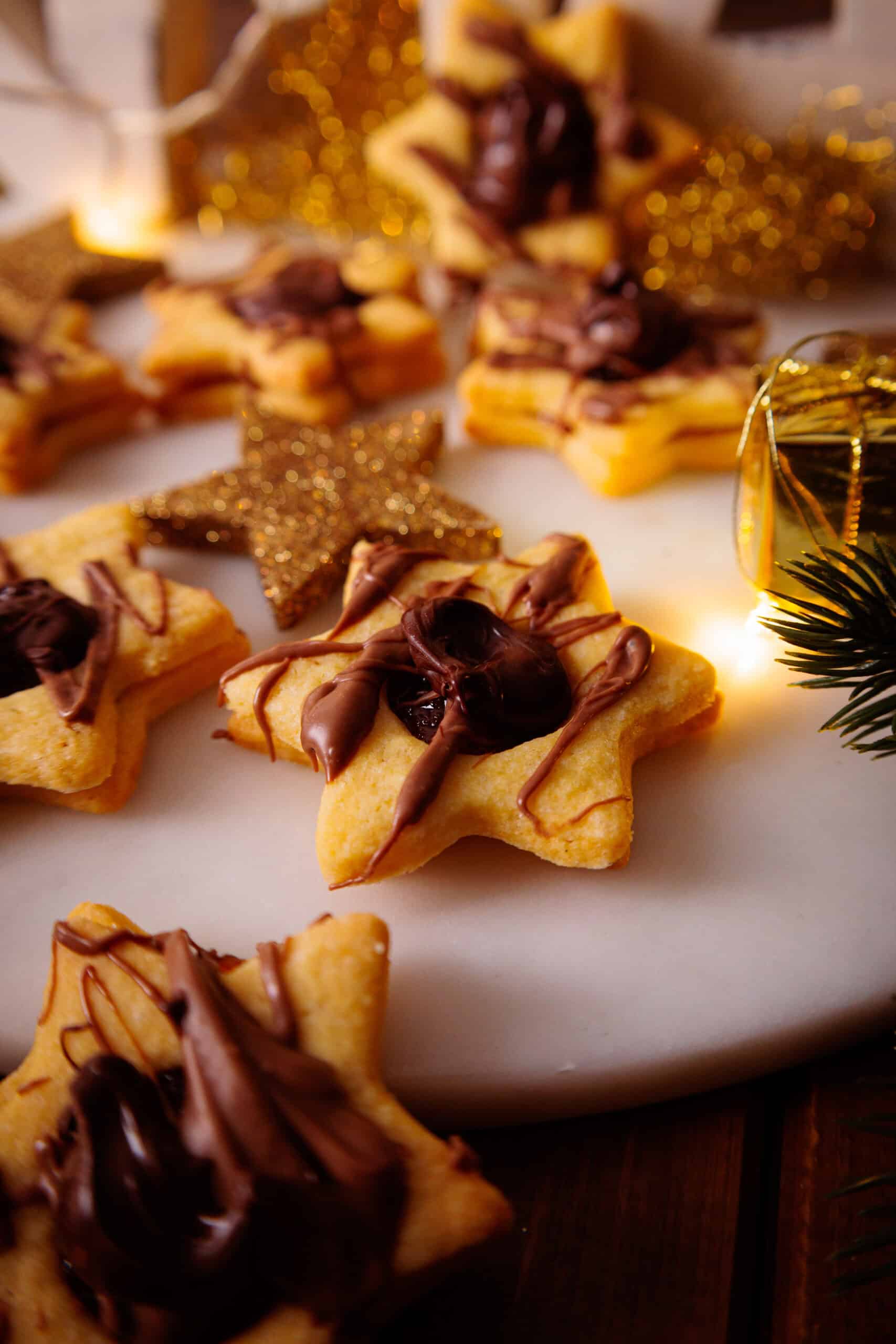 Gefüllte Weihnachtssterne