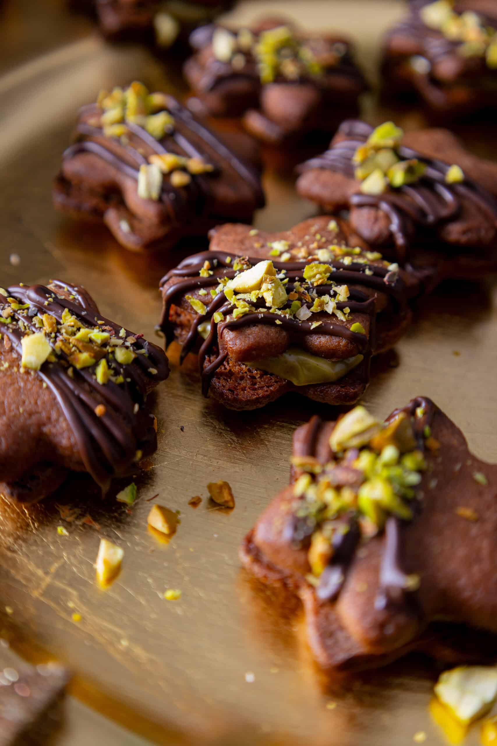 SCHOKO-PISTAZIEN-DOPPELDECKER