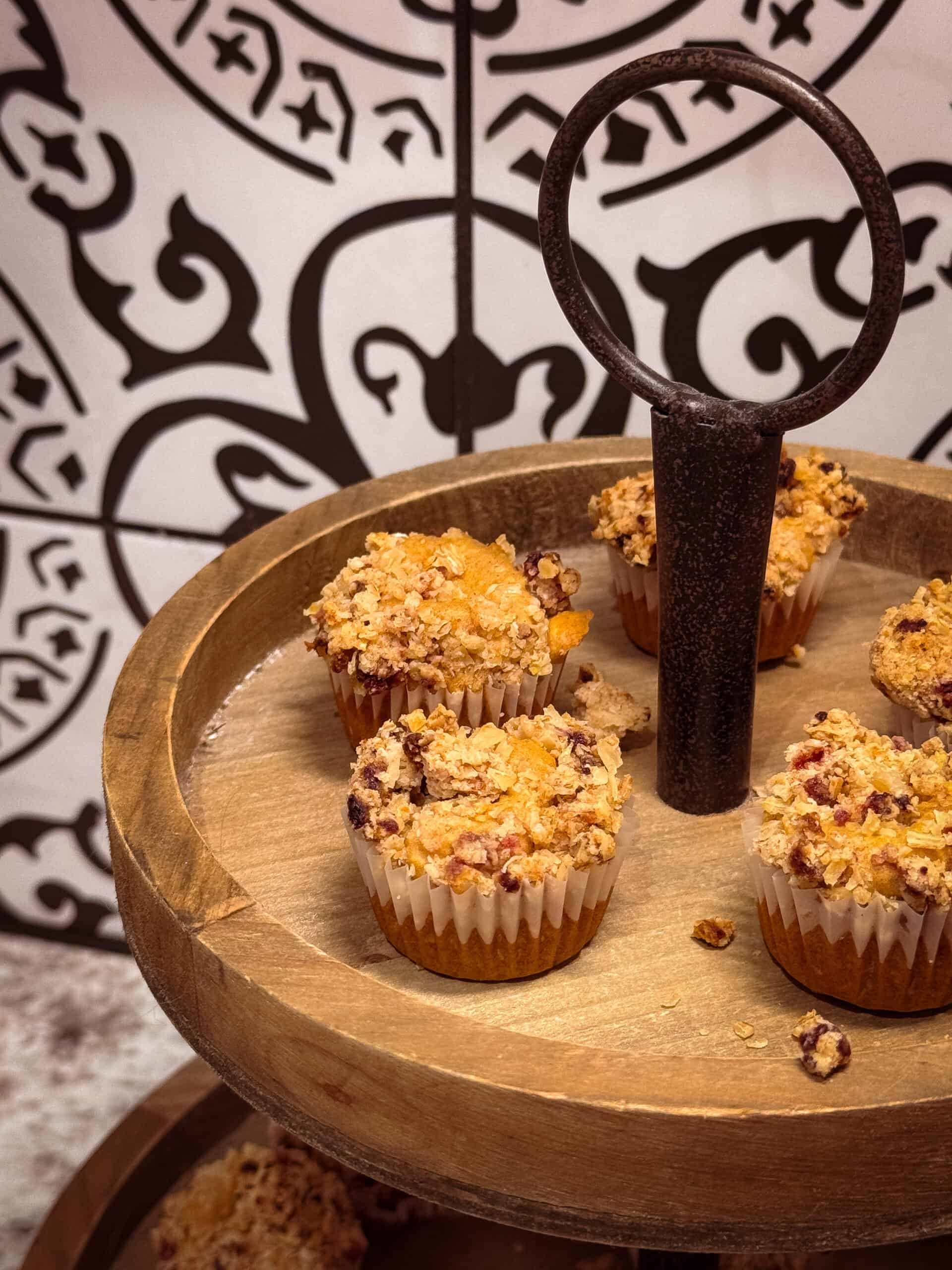 Zuckerfreie Mini-Apfelstreusel-Muffins